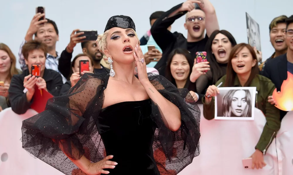 Lady Gaga on the red carpet