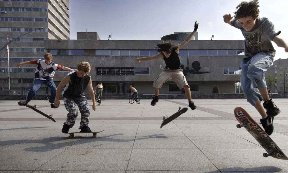 Skaters in Eindhoven 