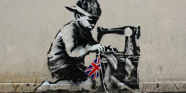 Banksy, Street Art, 'Slave Labour'