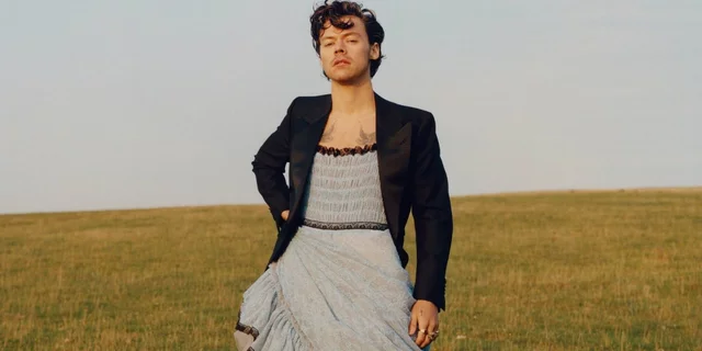 Harry Styles on the cover of Vogue magazine