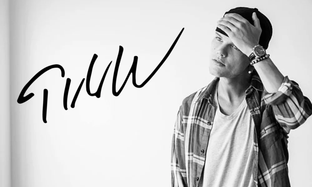Tim Bergling aka Avicii and his autograph