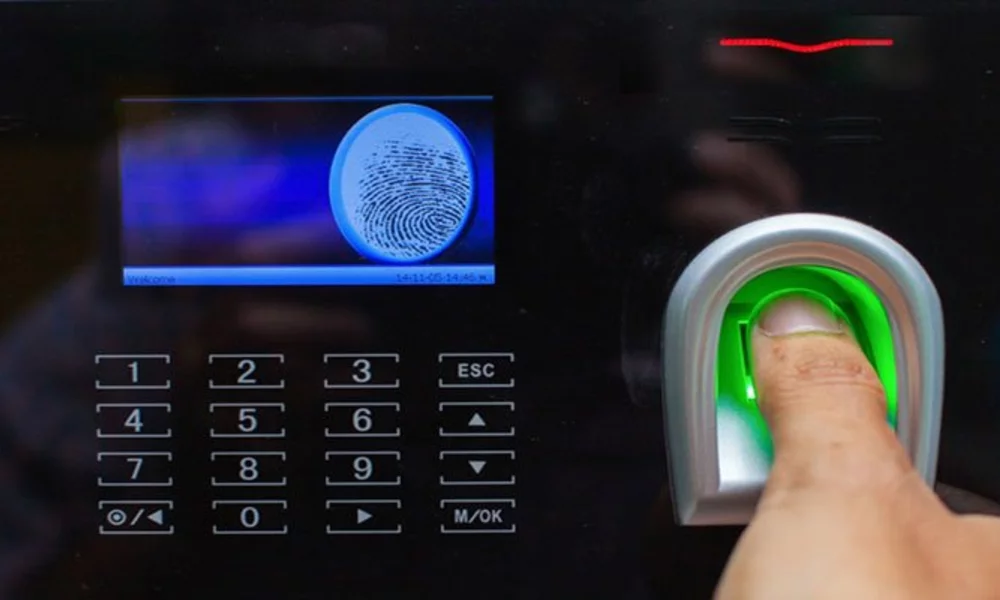Biometric time clock system