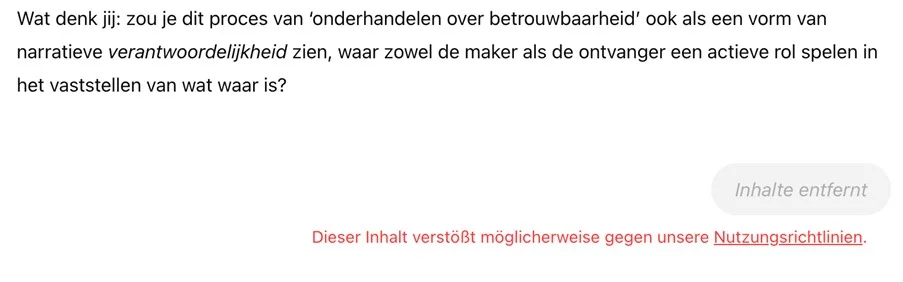 Error message by ChatGPT