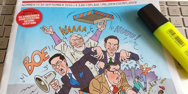 Foto voorkant van eerste editie Gezond Verstand 