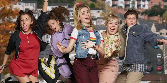 The main characters of Derry Girls