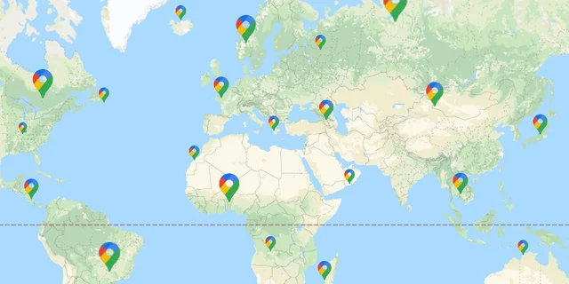 Google's representation of the world