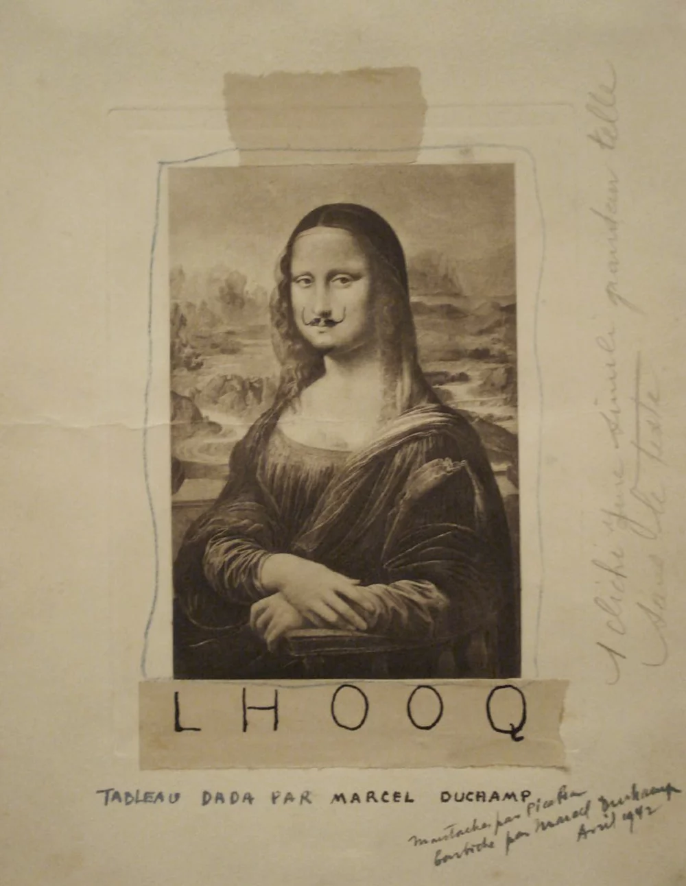 L.H.O.O.Q. by Marcel Duchamp
