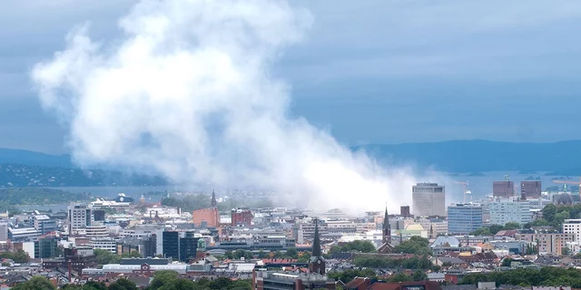 Oslo city after the 2011 bombing