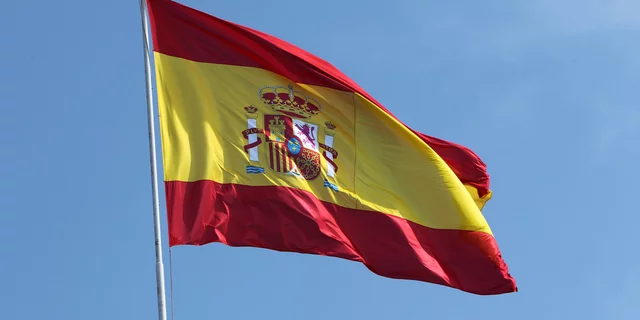 Waving the Spanish flag