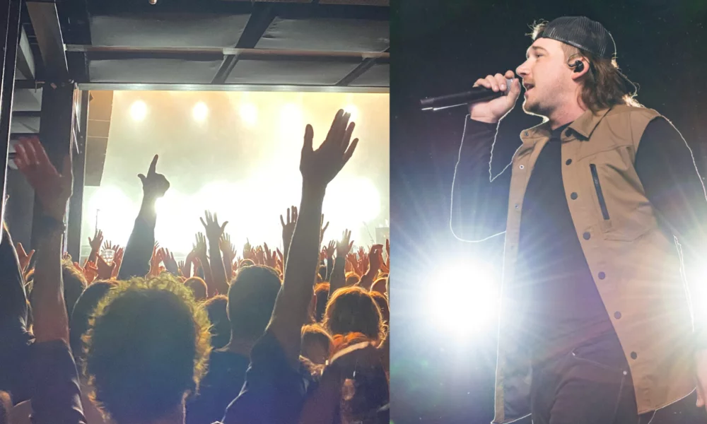 Live concert and Morgan Wallen singing
