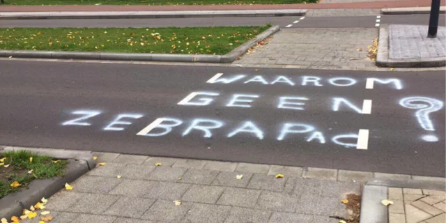 ‘Why not a zebra crossing?’, Breda (28-02-2017 , © M. van Gorp)